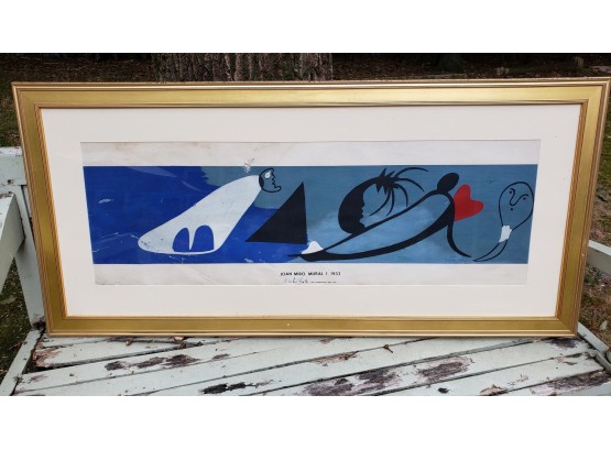 Joan Miro (1893-1983)Mural II - Lithograph Numbered Lower Left 11951