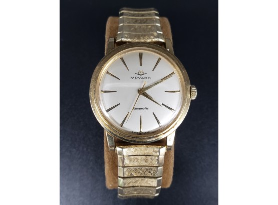 Movado Vintage 14k Gold Sub-sea Kingmatic Watch