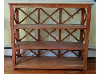 Nice Looking And Sturdy Wooden Bookcase