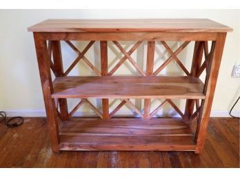 Smaller Wooden Bookcase - Matches Previous Lots