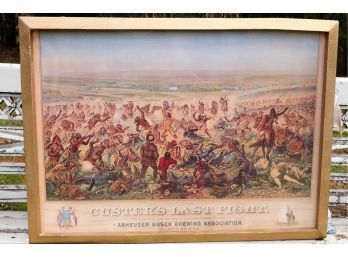 Vintage Custer's Last Fight Print