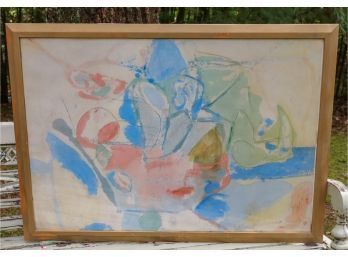 Abstract 'Mountain And Sea' By Helen Frankenthaler
