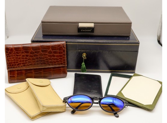 Leather , Sunglass Holders, Sunglasses Boxes And More-SHIPPABLE