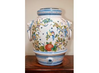 Large Vintage Italian Ceramic Urn