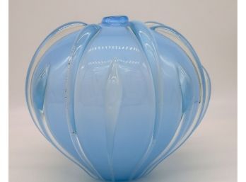 Signed Vintage Thomas Buechner Glass Vase-shippable