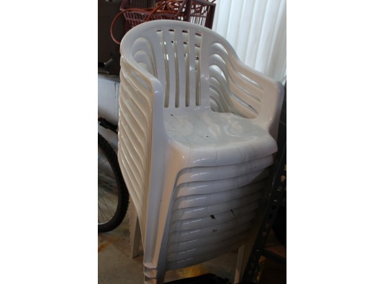 Plastic Yard Chair Lot