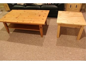 Coffee Table With 1 End Table