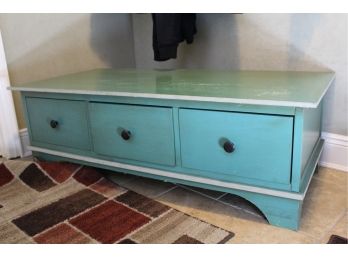 Entry Bench With 3 Drawers