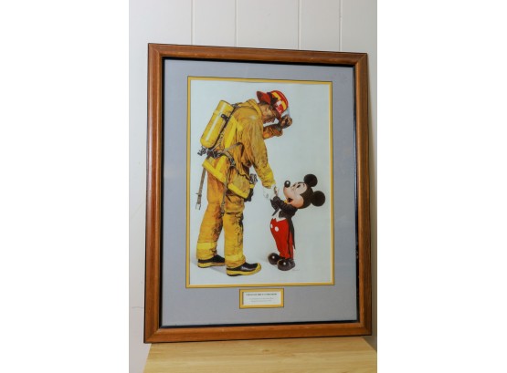 'A Disney Tribute To Firefighters' By Disney Legend & Artist, Charles Boyer-SHIPPABLE