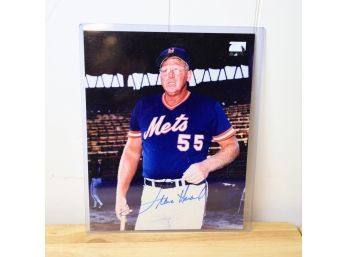 NY Mets Frank Thomas Signed Photo 8' X 10' -SHIPPABLE-S