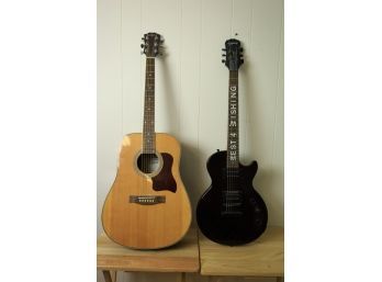 ACOUSTIC AND ELECTRIC GUITARS