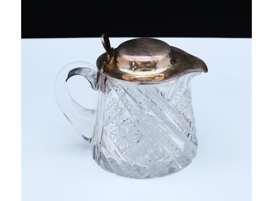TIFFANY AND CO STERLING AND CUT Crystal  Pitcher -SHIPPABLE
