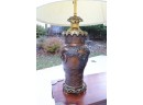 Pair Of Asian Lamps  WITH SHADES