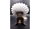 Awesome Shell Shaped  Andirons Decor For The Fireplace -shippable