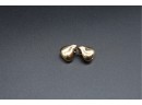 14kt Ear Clip On GOLD EARRINGS -5.19 DWT SHIPPABLE