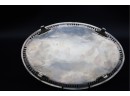 Lovely STERLING SILVER Footed Oval Tray -10 Troy Ounces -SHIPPABLE