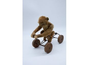 ANTIQUE STEIFF MONKEY PULL TOY -SHIPPABLE