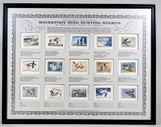 1964 Collection Of 15 SIGNED Migratory Bird Hunting Duck Stamps