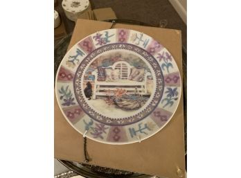 Vintage Helen Paul Garden Bench Plate