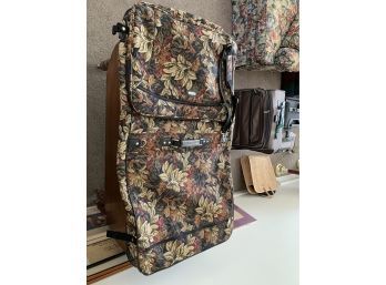 Floral Tapestry Garment Bag