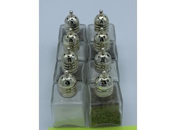 8 Individual Salt And Pepper Shakers