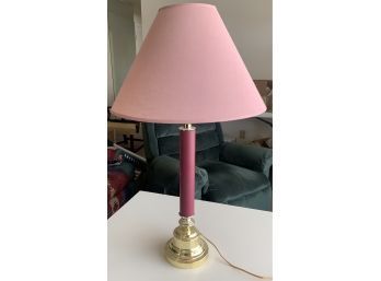 One Tall Red Lamp