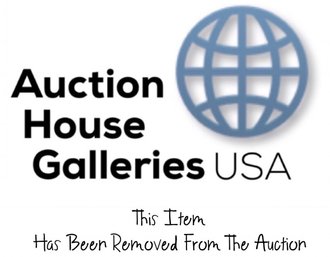 At Our Consigners Request, This Item Hhas Been Removed From The Auction