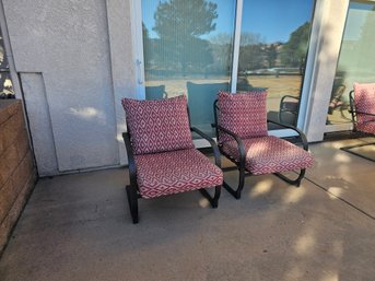 Patio Furniture 4 Chairs  With Cushions