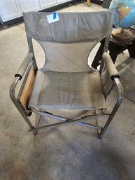 Lewis And Clark Outdoor Fold And Go Directors Gray Chair
