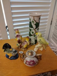 Japanese Birds And Vase