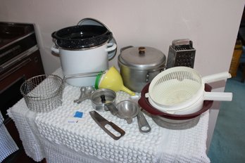 Vintage Soup/steamer Cooking Lot