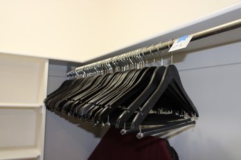 Large Lot Of Wood Suit Hangers