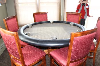 Poker Table And Chairs