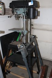 Delta Standing Drill Press And Shop Fox Cart