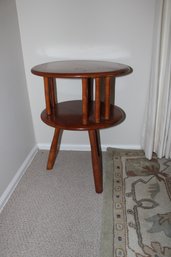Maple 3 Leg Round Side Table