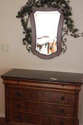 Ethan Allen Stonetop Sideboard And Mirror