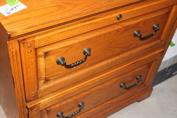 Oak Filing Cabinet #1