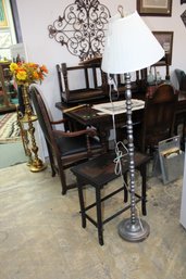 Side Table And Floor Lamp