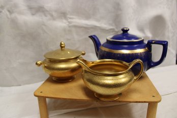 Blue Hall Tea Pot