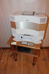 Bose Acoustic Wave Music System CD FM/AM Multi 5 Disk CD Changer CD With Remote And Wood Stand