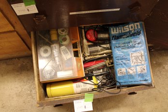 Drawer Of Soldering Guns And Accessories