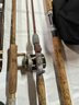 Vintage Fishing Poles And Reels PLUS Accessories!