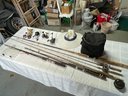 Vintage Fishing Poles And Reels PLUS Accessories!