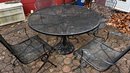 Vintage Wrought Iron Patio And Chairs