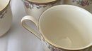 Lenox China Southern Vista Pattern Coffee Cups And Saucers