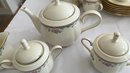 Lenox China Southern Vista Pattern Teapot/Coffee Pot, (2) Sugar Bowls & Creamer
