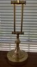 Gorgeous Brass Bankers Lamp And Marble Pitcher Decor