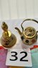 Gold-plated Mini-teapot And Bell