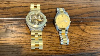Mens Swatch And Seiko Quartz Watches