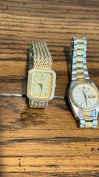 Mens Seiko Watches Lot Of 2!
